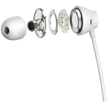 Casca cu fir stereo HTC MAX 310, In-Ear, suport Hi-Res, mufa 3.5 mm, White