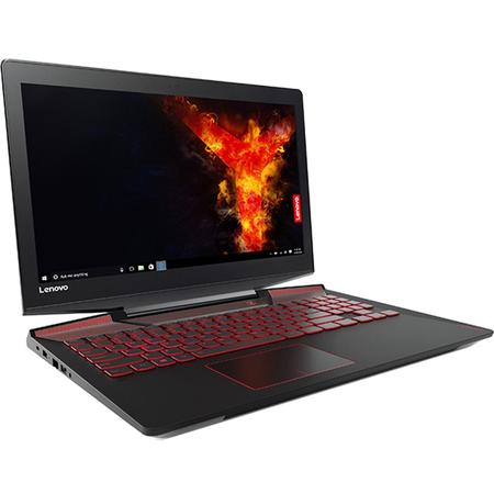 Laptop Lenovo Gaming 15.6'' Legion Y720, FHD IPS, Intel Core i7-7700HQ , 8GB DDR4, 1TB, GeForce GTX 1060 6GB, FreeDos, Black, External ODD