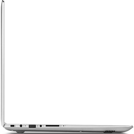 Laptop Lenovo 14'' IdeaPad 510S, FHD IPS,  Intel Core i5-7200U , 8GB DDR4, 256GB SSD, Radeon R7 M460 2GB, FreeDos, Silver