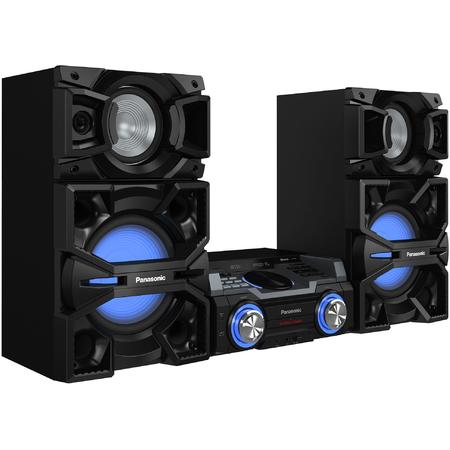 Minisistem audio Hi-Fi SC-MAX4000EK, CD Player, Tuner FM, Airquaqe Bass, Max Jukebox, Max DJ Station, Bluetooth, NFC, 2400W, 2 GB, USB, Negru