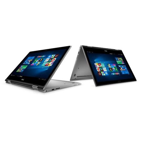 Laptop 2-in-1 DELL 15.6'' Inspiron 5578 (seria 5000), FHD IPS Touch,  Intel Core i7-7500U,  16GB DDR4, 512GB SSD, GMA HD 620, Win 10 Pro, Grey, 3Yr CIS