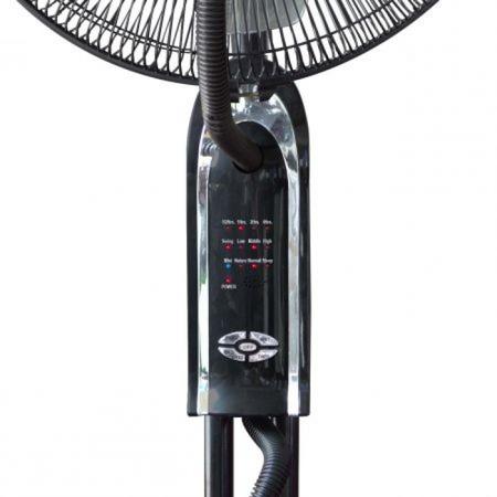 Ventilator cu pulverizare apa AR5M40 Magnum, 5 W, 3 viteze, telecomanda, timer, negru