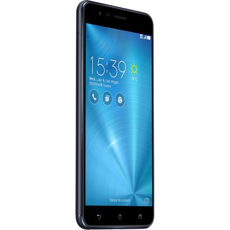 Telefon mobil Dual SIM ASUS ZenFone Zoom S ZE553KL, Octa Core 2.0GHz, 64GB + 4GB RAM, LTE, Navy Black