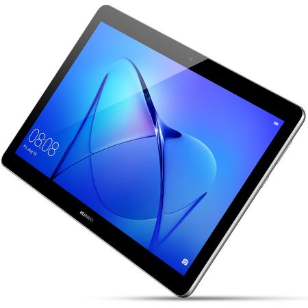 Tableta Huawei Mediapad T3 10, 9.6 inch IPS Multi-Touch, Cortex A53 1.4 GHz Quad Core, 2GB RAM, 16GB flash, Wi-Fi, Bluetooth, GPS, Android 7.0, Grey