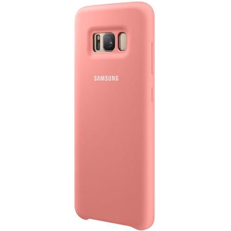 Capac protectie spate Silicone Cover Pink pentru Samsung Galaxy S8 (G950)