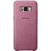 Capac protectie spate Alcantara Cover Pink pentru Samsung Galaxy S8 Plus (G955)