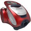 Hoover Aspirator fara sac Xarion Pro XP81_XP25011, Multi Cyclonic, 1.5 l, perie Carpet Optimax, parchet, Mini Turbo, rosu metalic