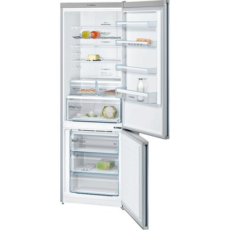 Combina frigorifica No Frost KGN49XI30, 435 l, sistem Multi Airflow, clasa A++, argintiu