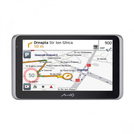 Sistem de navigatie + camera video integrata GPS Mio MiVue Drive 65 LM Truck, diagonala 6", card 16 GB inclus, bluetooth, Harta Full Europe + Update gratuit al hartilor pe viata