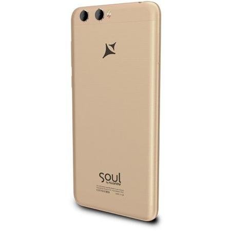 Telefon mobil X4 Soul LITE, Full HD 5.5", Dual Camera, 3GB RAM, 16GB, 4G, Gold