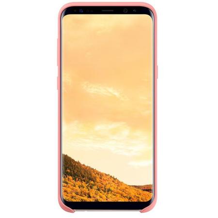 Husa de protectie Silicone Cover pentru Galaxy S8 Plus, roz
