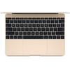 Laptop Apple MacBook 12'' The New MacBook 12 Retina, Kaby Lake Core M3 1.2GHz, 8GB, 256GB SSD, GMA HD 615, Mac OS Sierra, Gold, INT keyboard