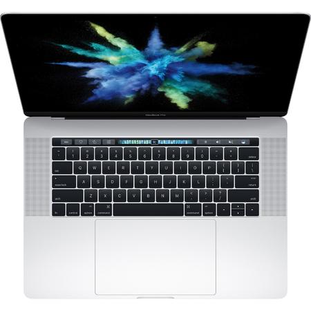 Laptop Apple MacBook Pro 15,  Touch Bar,  Intel Quad Core i7 2.9GHz, 16GB RAM, 512GB SSD, Radeon Pro 560 4GB, macOS Sierra, ROM KB, Silver
