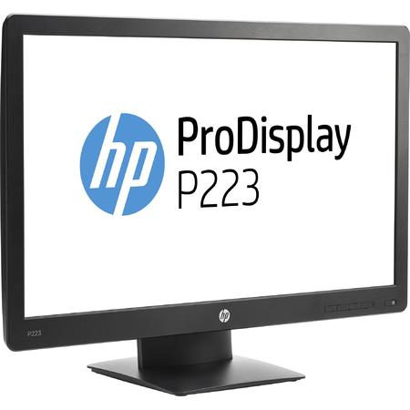 Monitor LED HP P223 21.5 inch 5 ms Black