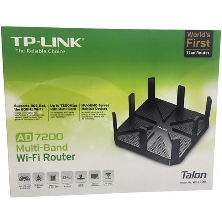 Router wireless Talon AD7200 Multi-Band, 8 antene externe, 802.11ad, 802.11ac/n/a