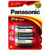 Panasonic Baterii Pro Power Alkaline LR14, C, 2 Pcs, Blister