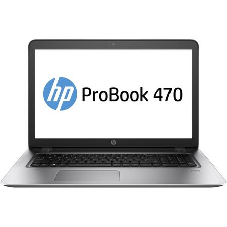 Laptop HP 17.3'' ProBook 470 G4, FHD,  Intel Core i5-7200U , 8GB DDR4, 1TB + 256GB SSD, GeForce 930MX 2GB, FingerPrint Reader, Win 10 Pro, Silver