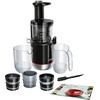 Bosch Storcator de fructe cu melc MESM731M,150 W, 55 rpm, 3 filtre, smoothies si sorbet, melc din Tritan, Reverse, DripStop, negru