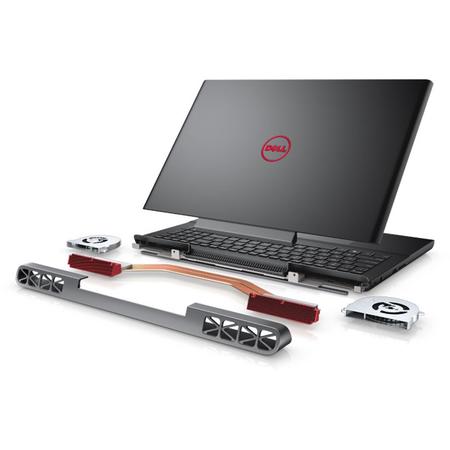Laptop Gaming DELL Inspiron 7567 Intel Core i5-7300HQ 2.50 GHz, Kaby Lake, 15.6", Full HD, 8GB, 1TB + 8GB, nVIDIA GeForce 1050 4GB, Ubuntu Linux, Black