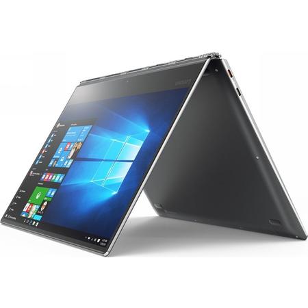 Laptop 2-in-1 Lenovo 13.9" Yoga 910, FHD IPS Touch, Intel Core i7-7500U , 8GB DDR4, 512GB SSD, GMA HD 620, Win 10 Home, Gun Metal
