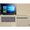Laptop 2-in-1 Lenovo 14'' Yoga 520, FHD Touch, Intel Core i7-7500U , 8GB DDR4, 1TB, GMA HD 620, Win 10 Home, Gold