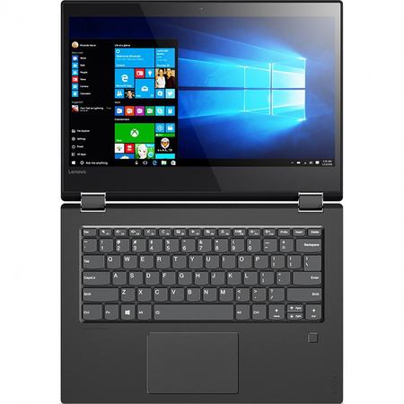 Laptop 2-in-1 Lenovo 14'' Yoga 520, FHD Touch, Intel Core i5-7200U , 8GB DDR4, 1TB, GMA HD 620, Win 10 Home, Onyx Black