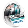 Set 2 Becuri auto far halogen Philips H7 Xtreme Vision, +130%, 12V, 55W