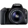 Canon Aparat foto DSLR  EOS 200D, 24.2 MP, Wi-Fi, Negru+ Obiectiv EF-S 18-55mm, f/3.5-5.6 DC