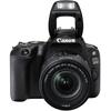 Canon Aparat foto DSLR EOS 200D, 24.2 MP, Wi-Fi, Negru + Obiectiv EF-S 18-55mm, f/3.5-5.6 IS