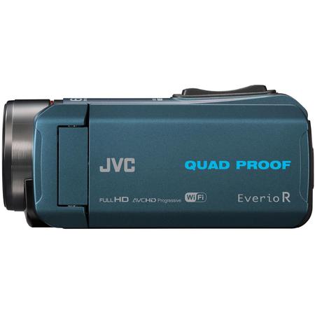 Camera video Quad-Proof RX GZ-RX645AEU, Full HD, Wi-Fi, Albastru