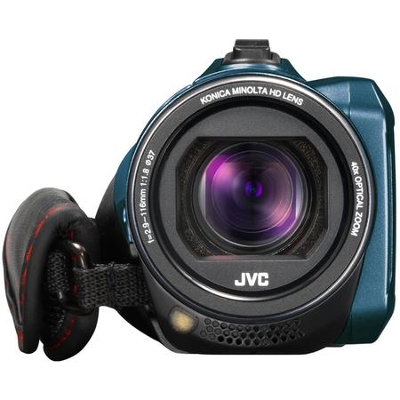 Camera video Quad-Proof RX GZ-RX645AEU, Full HD, Wi-Fi, Albastru