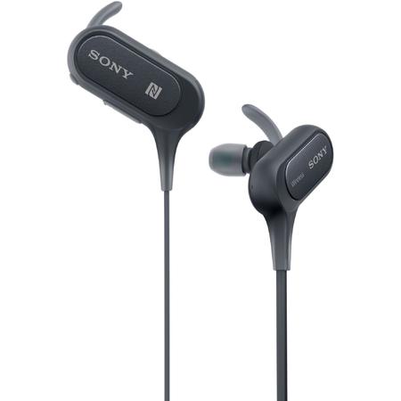 Casti audio sport In-ear MDRXB50BSB, Wireless, Bluetooth, NFC, EXTRA BASS, Negru