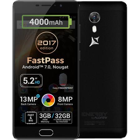 Telefon mobil  P9 Energy Lite 2017, 5.2", Dual SIM, 3GB RAM, 32GB, 4G, negru