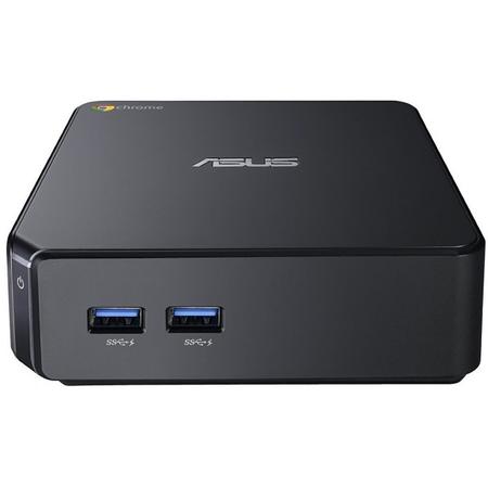 Mini Sistem PC ASUS Chromebox2 G086U, Intel Celeron 3215U 1.7GHz , 4GB DDR3, 16GB SSD, GMA HD, Chrome OS, Black