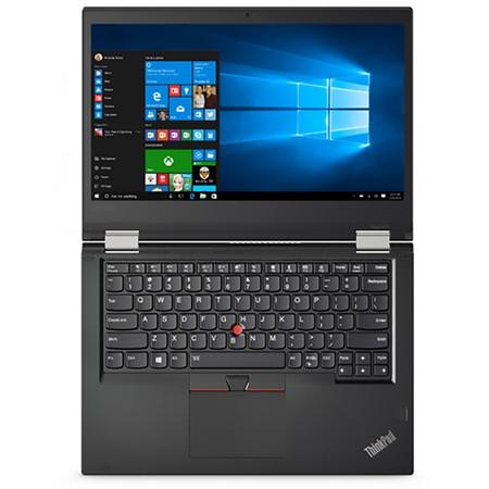 Laptop 2-in-1 Lenovo 13.3'' ThinkPad Yoga 370, FHD IPS Touch,  Intel Core i5-7200U , 8GB DDR4, 256GB SSD, GMA HD 620, FingerPrint Reader, Win 10 Pro, Black
