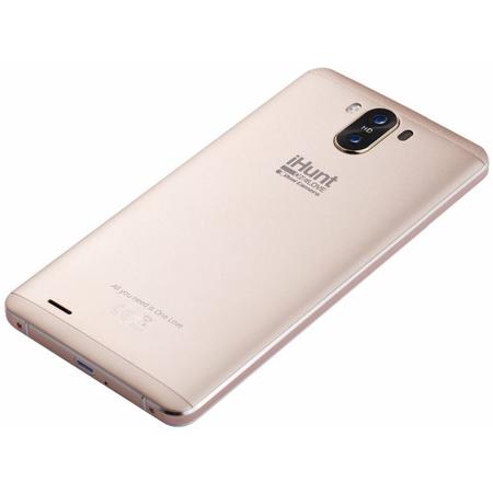 Telefon mobil One Love Dual Camera, Dual SIM, Quad-Core, 5.5", 16GB, 8+2MP, Android 7.0, 3000mAh, gold