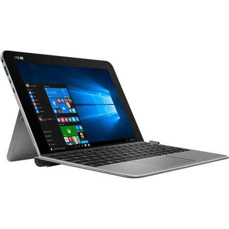 Laptop 2-in-1 ASUS 10.1" Touchscreen, Intel Quad-Core Atom x5-Z8350 up to 1.92 GHz, 2GB, 64GB eMMC, Intel HD Graphics, Windows 10, Gray