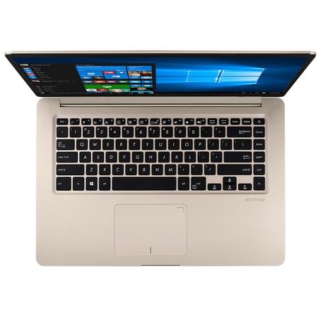 Laptop ASUS S510UQ-BQ303 Intel Core i5-7200U 2.50 GHz, Kaby Lake, 15.6", Full HD, 4GB, 1TB, NVIDIA GeForce 940MX 2GB, Endless OS, Gold
