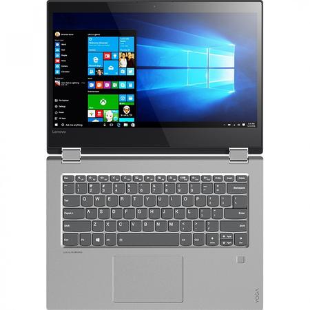 Laptop 2-in-1 Lenovo 14'' Yoga 520, FHD Touch,  Intel Core i3-7100U , 4GB DDR4, 1TB, GMA HD 620, Win 10 Home, Mineral Grey