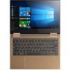 Laptop 2-in-1 Lenovo YOGA 720-13IKB Intel Core i5-7200U 2.50 GHz, Kaby Lake, 13.3", Full HD, IPS, Touchscreen, 8GB, 256GB SSD, Intel HD Graphics, Windows 10 Home, Copper