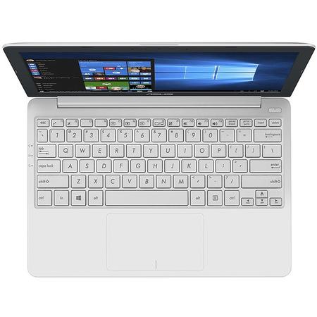 Laptop ASUS E203NA-FD017TS Intel Celeron N3350 up to 2.4GHz, 11.6", 4GB, eMMC 32GB, Intel HD Graphics 500, Windows 10, White