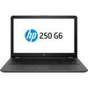 Laptop HP 15.6" 250 G6, Intel Celeron N3060 , 4GB, 500GB, GMA HD 400, FreeDos, Dark Ash Silver, no ODD