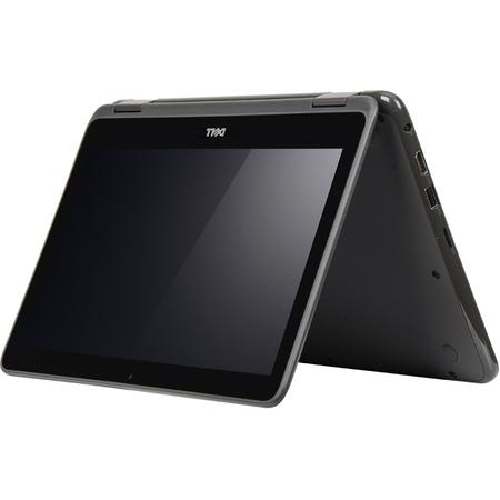 Laptop 2-in-1 DELL 11.6'' Inspiron 3168 (seria 3000), HD Touch,  Intel N3710 , 4GB, 128GB SSD, GMA HD 405, Win 10 Home, Grey