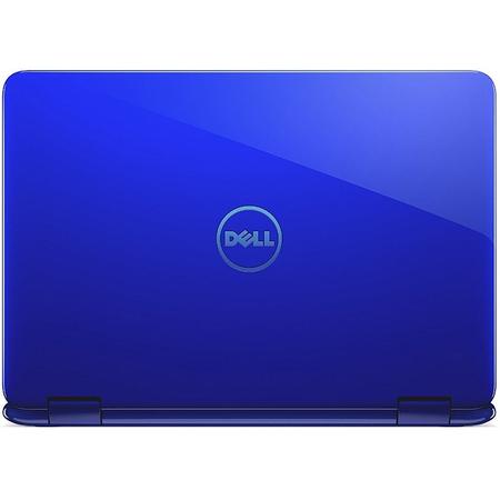 Laptop 2-in-1 DELL 11.6'' Inspiron 3168 (seria 3000), HD Touch, Intel N3710, 4GB, 128GB SSD, GMA HD 405, Win 10 Home, Blue