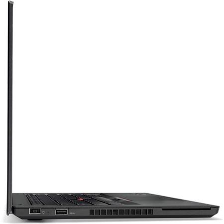Laptop Lenovo 14'' ThinkPad T470p, WQHD IPS,  Intel Core i7-7820HQ, 16GB DDR4, 512GB SSD, GeForce 940MX 2GB, 4G LTE, Win 10 Pro