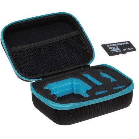Kit Escape HD5 Action Camera + accesorii (8GB Memory Card & Travel Case), pachet bundle, Negru