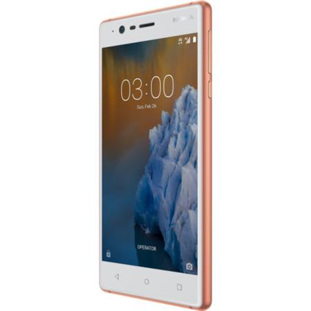 Telefon mobil Nokia 3, Dual SIM, 16GB, Copper White