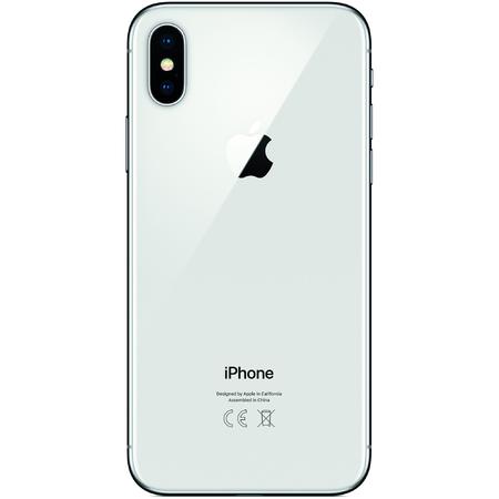 Telefon mobil iPhone X, 64GB, 4G, Silver