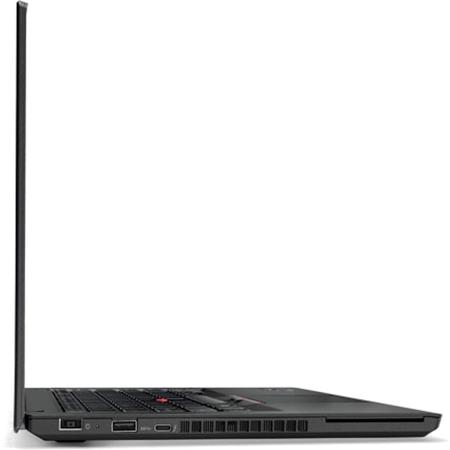 Laptop Lenovo 14'' ThinkPad T470, FHD IPS Touch, Procesor Intel Core i7-7500U, 16GB DDR4, 512GB SSD, GMA HD 620, 4G LTE, FingerPrint Reader, Win 10 Pro, Black