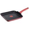 Tigaie Grill Tefal Character, 26 x 26 cm, Thermo-Spot, rosu